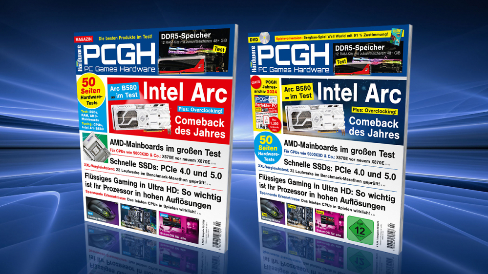 Grafikkarten-Comeback des Jahres + PDF-Jahresarchiv 2024: Jetzt in PCGH 02/2025