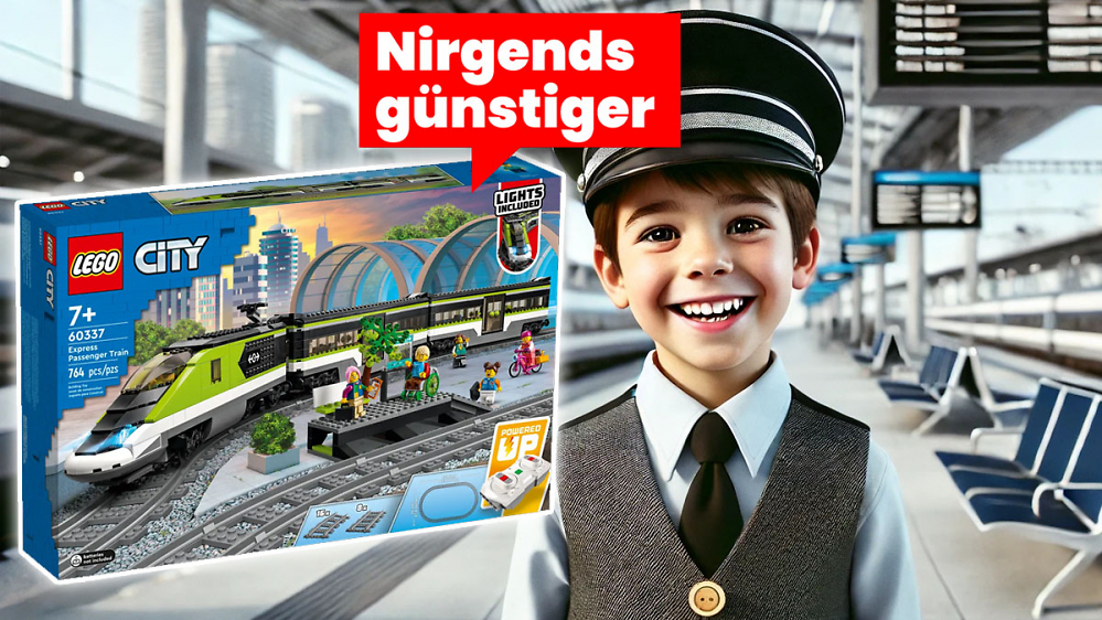 Lego City Schnellzug: Beliebtes Weihnachtsgeschenk bei Media Markt mit höchstem Rabatt lieferbar