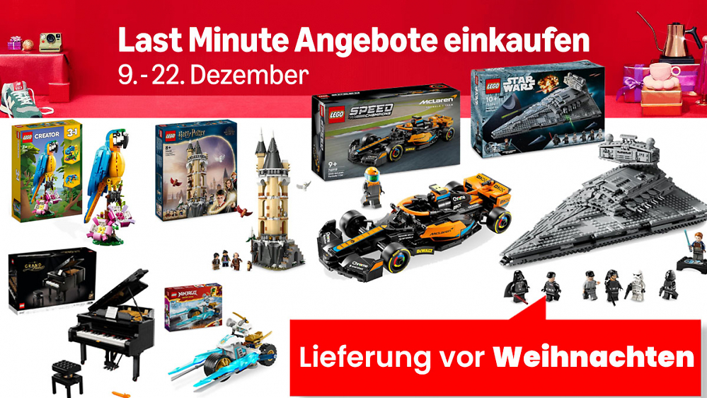 Amazon kegelt Lego mit Rabatten raus: Geschenk-Tipps ab 6,45€ - "kommt noch vor Weihnachten an"