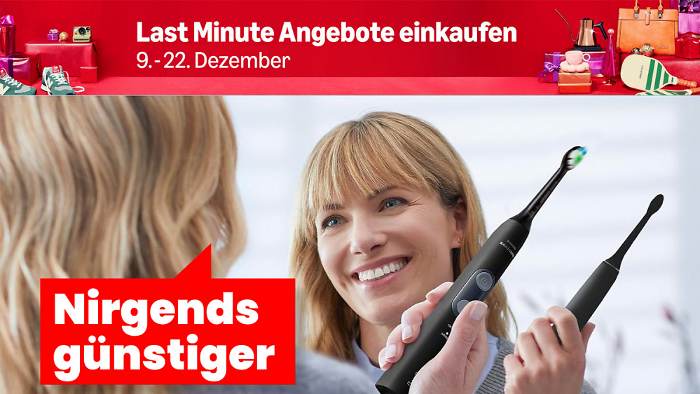 Philips Sonicare mit 40% Rabatt: Elektrische Schallzahnbürste schon 30.000 Mal bestellt