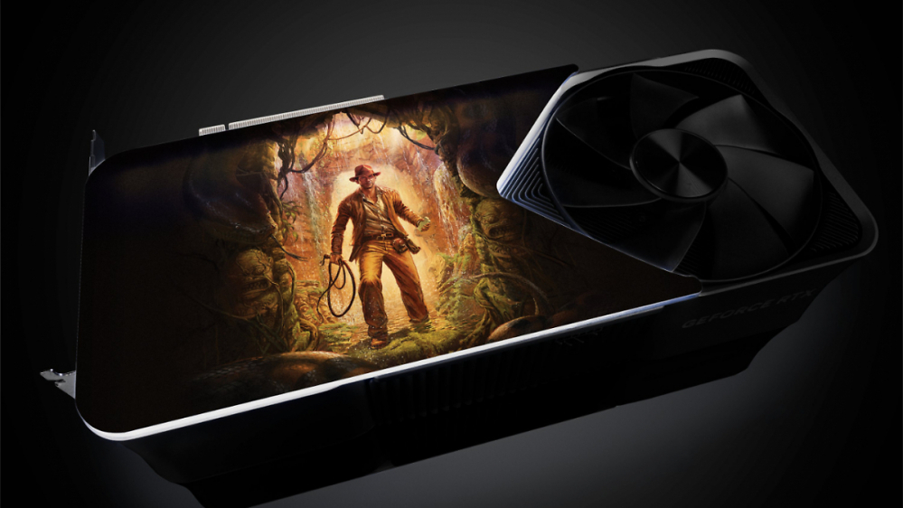 Indiana Jones und der Große Kreis: Nvidia verlost RTX-4090-"Unikat" im Custom-Design