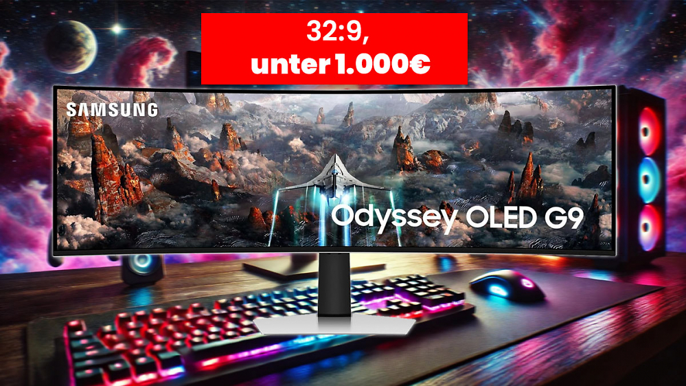 Deal zum "besten Monitor": Amazon wirft riesigen 49 Zoll großen OLED-Monitor von Samsung raus 