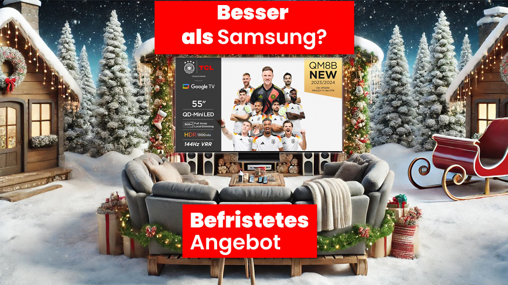 Wie am Black Friday: Super heller Mini-LED-TV kostet nicht mal 550 Euro