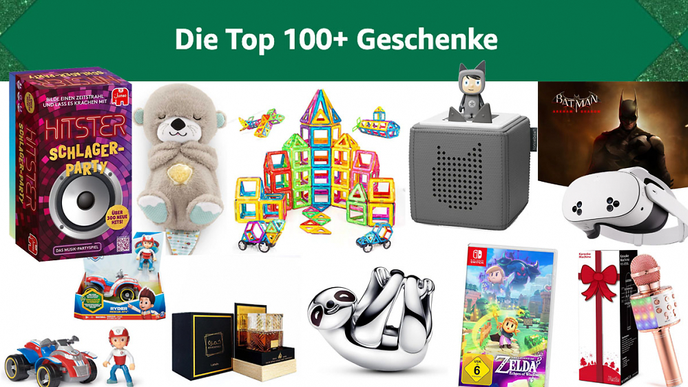 Deal: Was soll man schenken? Wir zeigen die Top 100 der beliebtesten Weihnachtsgeschenke bei Amazon