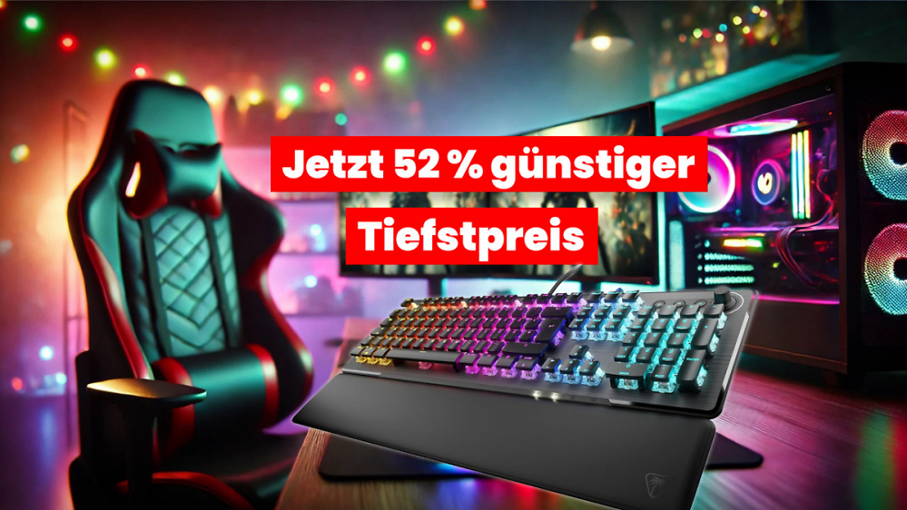 Günstig wie am Black Friday! Mechanische Gaming-Tastatur für die Hälfte bei Amazon 