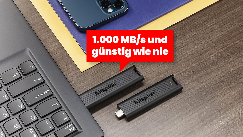Deal: Einer der schnellsten USB-Sticks auf dem Markt (Kingston 1 TB) jetzt günstig wie nie (Update)