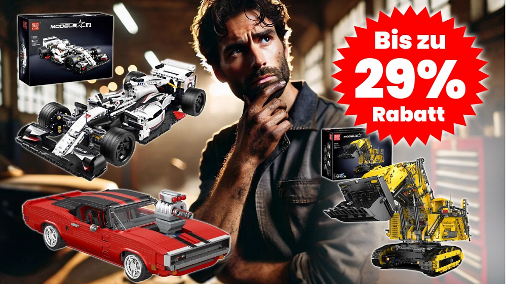 Lego Technic zu teuer? Mould King haut günstige Alternativen ab 44,64 Euro raus