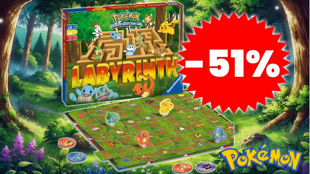 Deal: Schnapp sie dir alle - im Pokemon Labyrinth! Der Klassiker mit Twist im Mega-Angebot