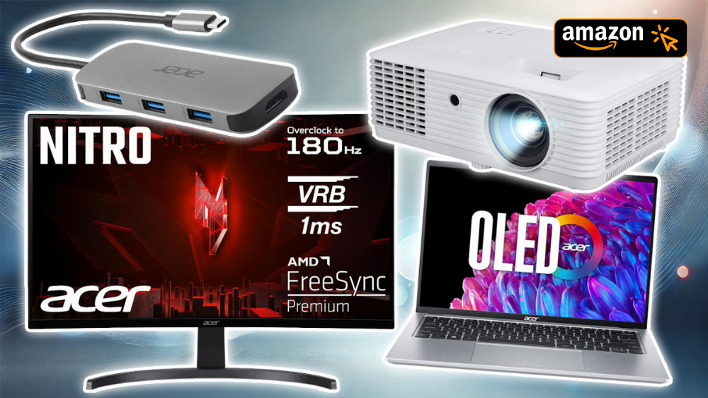 Deal: Große Acer-Rabattaktion bei Amazon gestartet - Monitore, Laptops, Beamer etc.