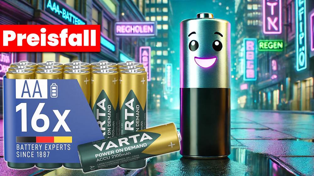 "Sanierungsfall" Varta: Top bewertete AA-Akkus plötzlich knapp halb so teuer wie Eneloops