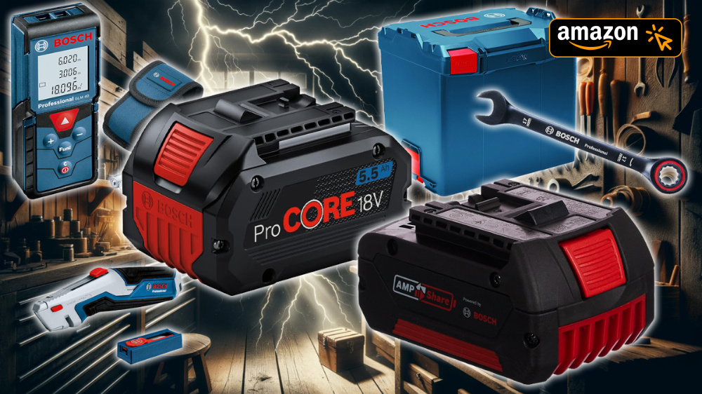 2 Bosch Professional 18 Volt Akkus kaufen, 1 gratis! Über 150 Euro Rabatt auf Werkzeug