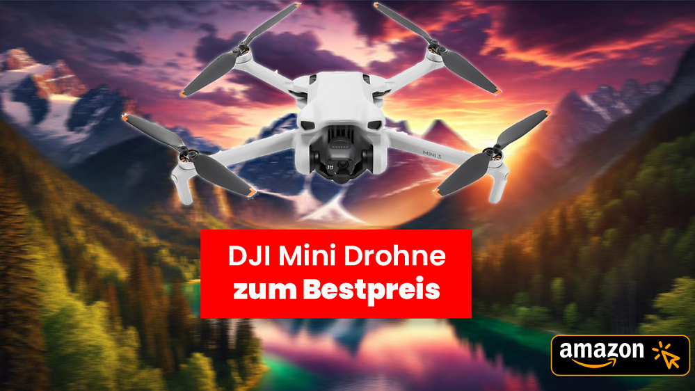 Amazon hebt ab: Über 100 Euro auf leichte DJI Mini 3 sparen 