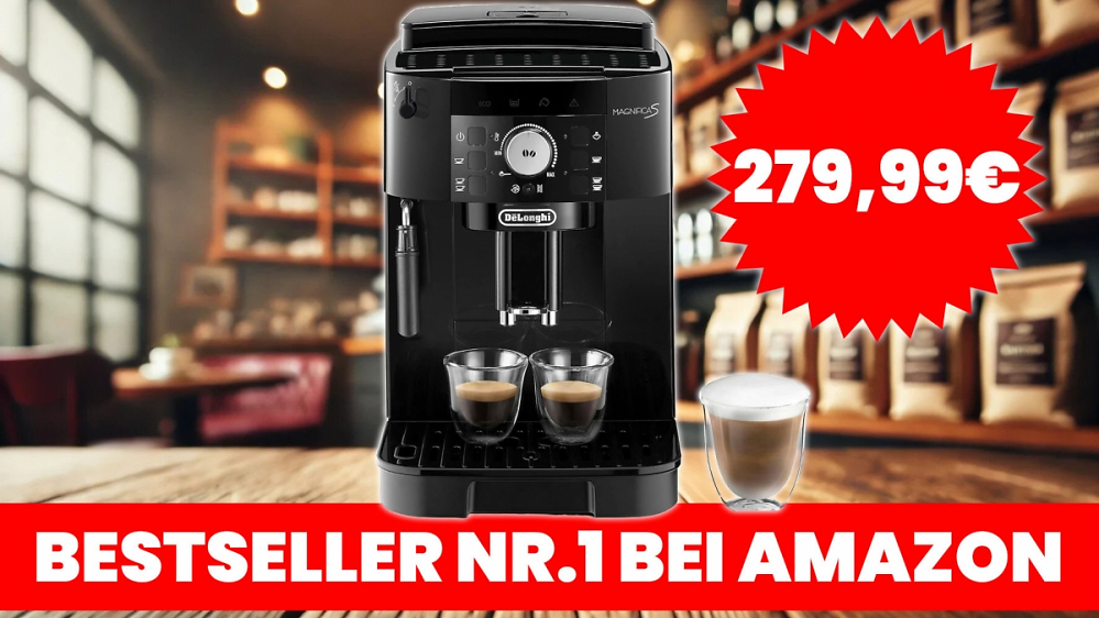Philips & Siemens gehen leer aus: Amazon haut beliebtesten Kaffeevollautomaten für 279,99 Euro raus
