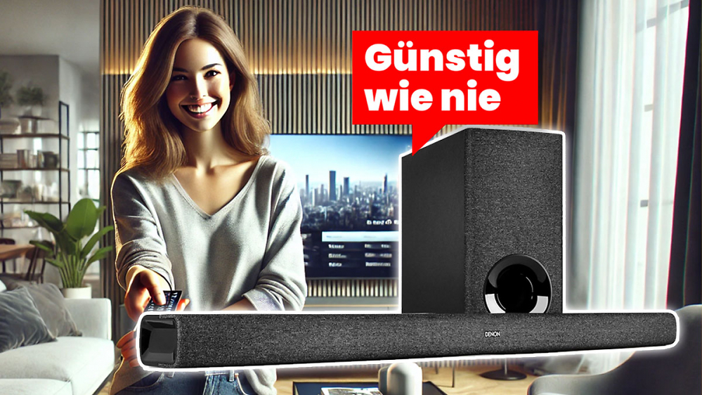 Denon Soundbar kostet fast nur die Hälfte! Amazon haut Set mit Subwoofer zum Tiefpreis raus