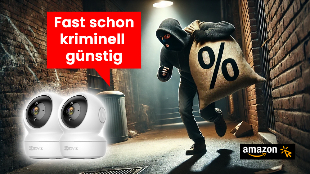 Sicheres Zuhause zum Sparpreis: Zwei Überwachungskameras im Set bei Amazon für keine 20 Euro pro Stück
