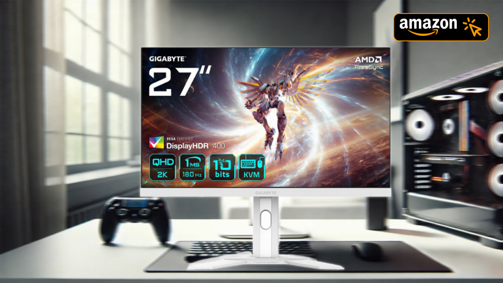 Super-Deal: 180-Hz-QHD-Gaming-Monitor zum Tiefstpreis kaufen und doppelt sparen