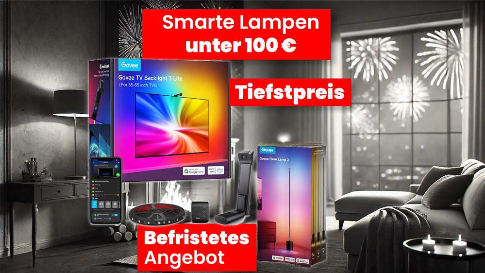 Leuchtender Start ins neue Jahr 2025: Amazon wirft Govee-Stehlampen und Ambilight-Alternative raus 