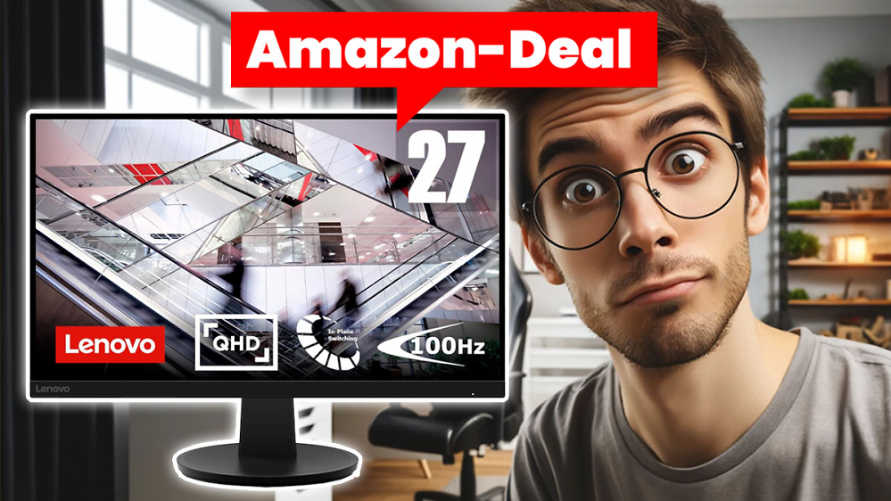 Dieser Spartipp ist bald ausverkauft: Lenovo IPS-Monitor mit WQHD und 100 Hz für 132 Euro