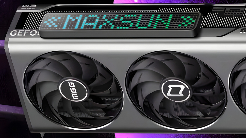Nvidia Geforce RTX 5080: Custom-Design mit Matrixanzeige