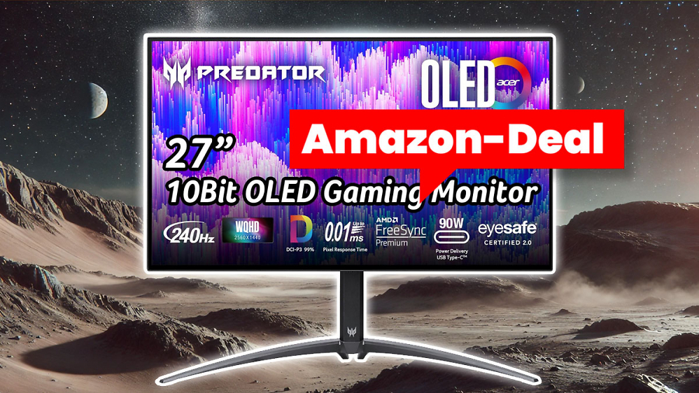 Deal: Gaming-OLED (27 Zoll, WQHD, 240 Hz) zum Traumpreis - aber nur für kurze Zeit