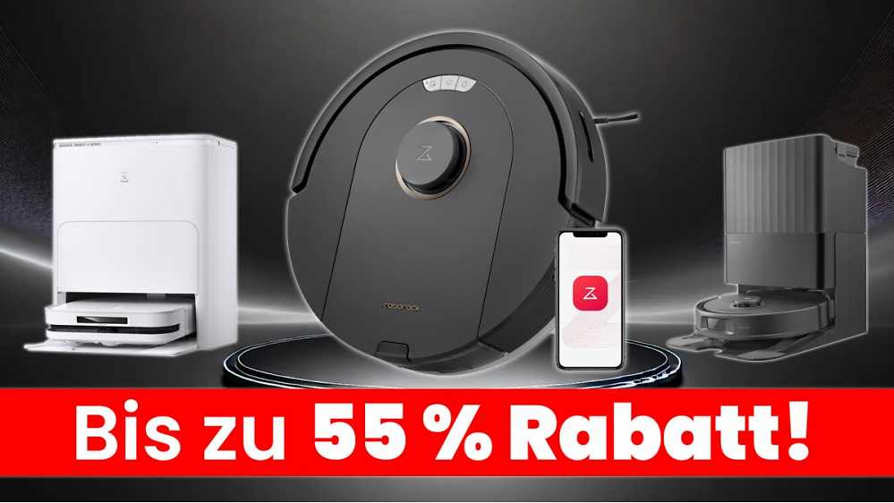 Amazon räumt die Lager: Bis zu 55 % Rabatt auf Saugroboter - Roborock, Dreame & mehr (Update)