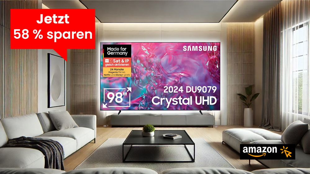 Deal: Versandhändler schmeißt riesigen Samsung-Fernseher 2.300 Euro günstiger raus