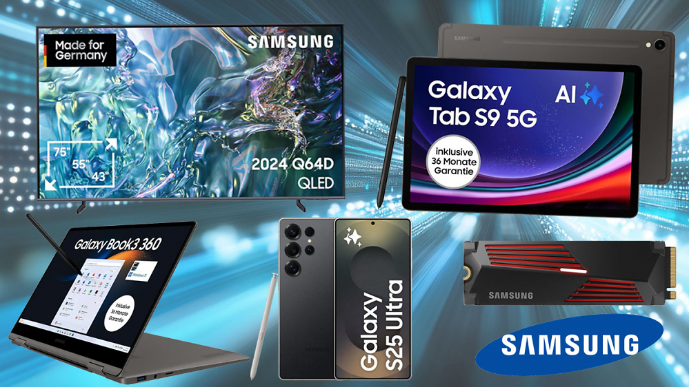 Deal: Amazon schmeißt Samsung günstiger raus: Bis -50% auf Smartphones, Tablets, TVs, SSDs, Soundbars & Co.