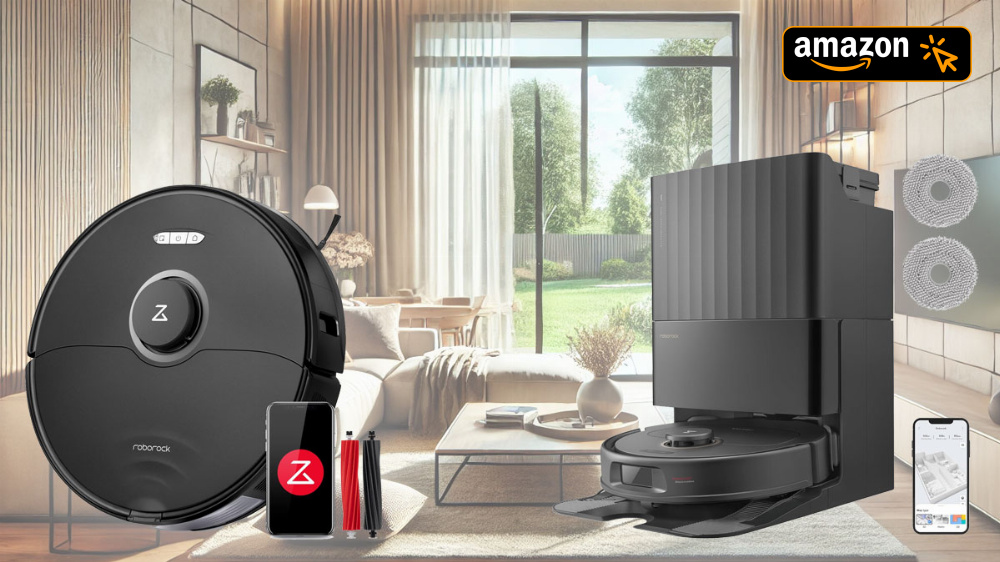 Deal: Amazon kickt Saugroboter raus: Bis zu 400€ Rabatt auf smarte Staubsauger von Roborock, Dreame, Ecovacs & Eufy