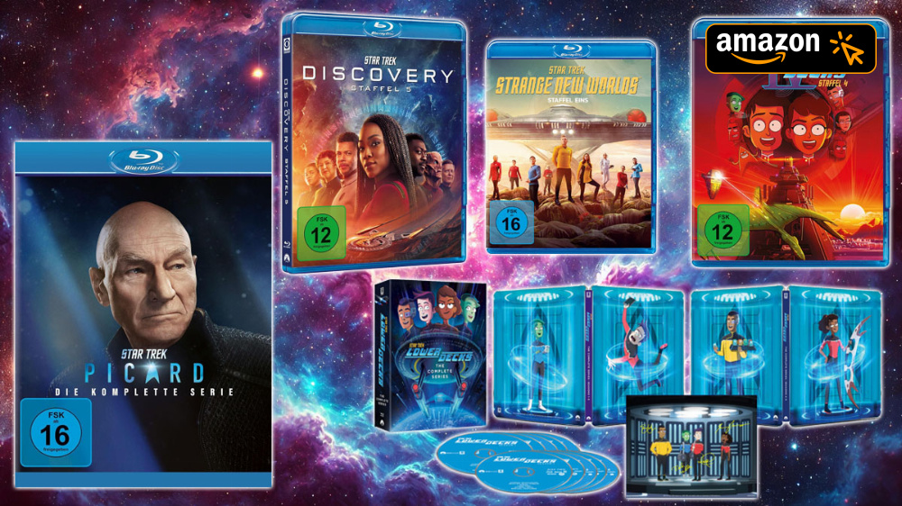 Deal vor Section 31: Amazon phasert Lower Decks, Strange New Worlds, Picard und Discovery auf Blu-ray raus