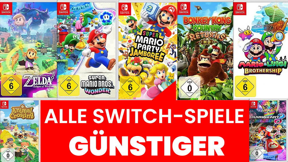 Deal - nur noch heute: Rabatt-Aktion für Switch-Spiele bei Media Markt - alle Games günstiger