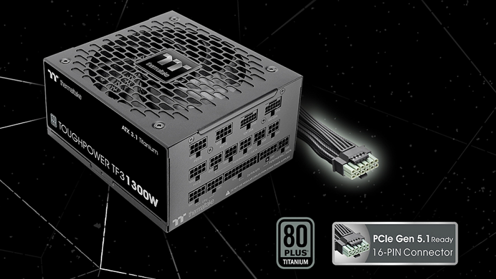 Thermaltake Toughpower TF3: Netzteil mit 1.300 Watt für RTX 5090 und Co.