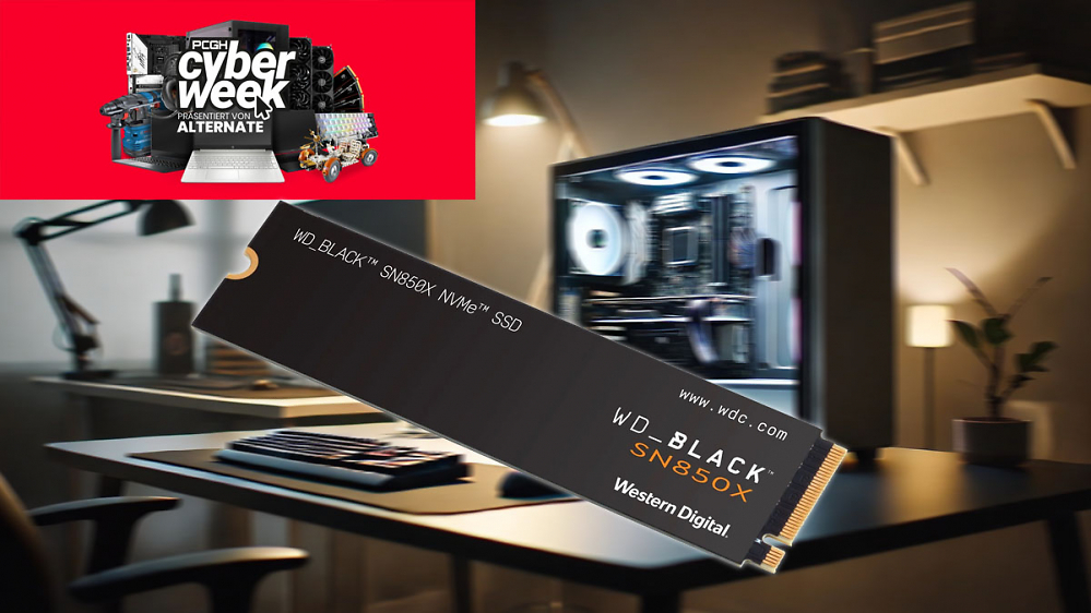 PCGH Cyber Week 2025: Empfehlenswerte WD-SSD für PS5 und Co. zum Bestpreis