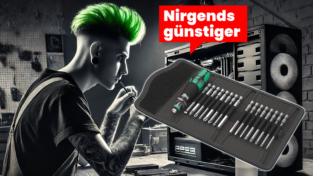 Amazon-Deal: Wera Schraubendreher mit langen Bits fürs schwer Erreichbare zum Bestpreis