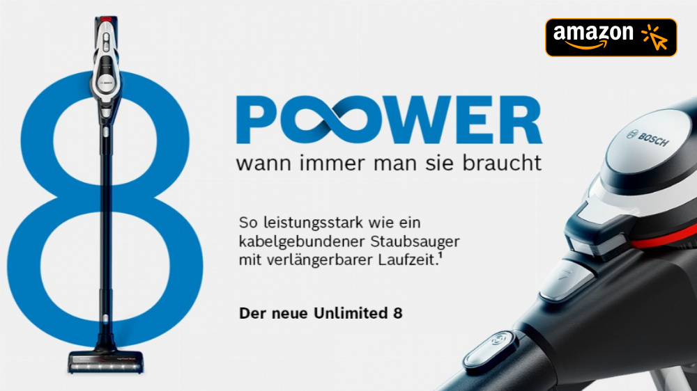 Wer braucht schon Dyson: Bosch Akku-Staubsauger mit 40 % Rabatt - die Hälfte bereits vergriffen