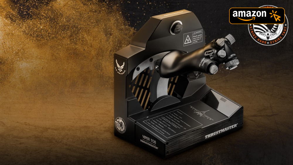 Deal: Mit U.S. Air Force Lizenz: 42 % Rabatt auf Thrustmaster Viper TQS für PC - Realismus pur