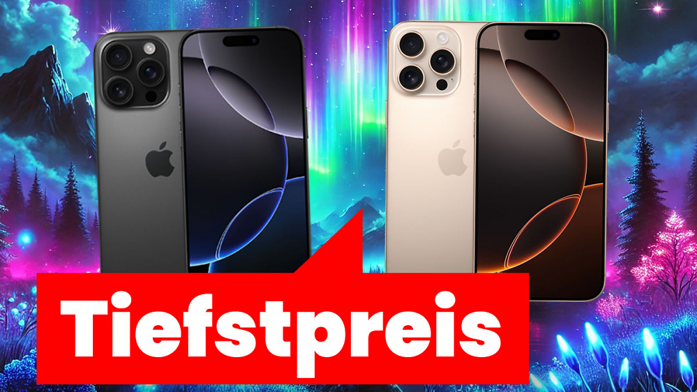 Tiefstpreis-Deal: iPhone 16 Pro war noch nie so günstig wie jetzt - auch iPhone 16 Pro Max mit 140€ Rabatt