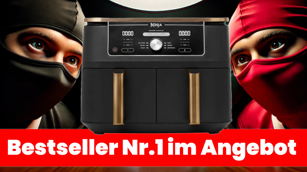 Deal: "Die meistverkaufte Heißluftfritteuse Deutschlands": Ninja Foodi jetzt 50 € günstiger bei Amazon