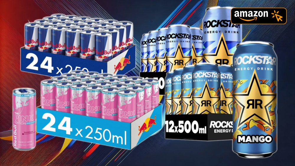 Eine Dose für 1,05 Euro: Amazon haut Red Bull mit 24 % Rabatt raus - Pink Edition auch dabei