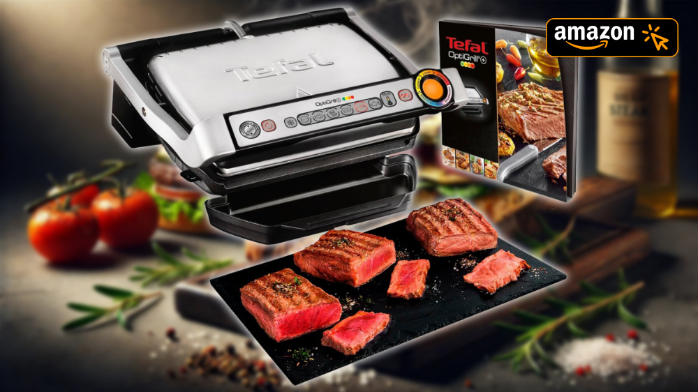 Mehr Geschmack, weniger Fett: Tefal OptiGrill+ mit 29 % Rabatt im Angebot - aber nur kurz!