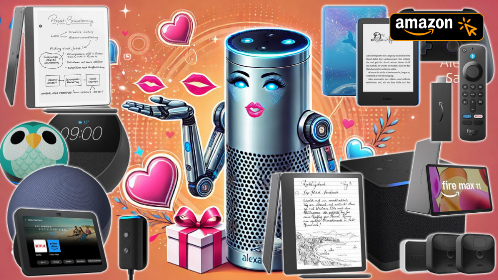 Liebesgrüße von Alexa: Bis 63 % billiger fliegen vorm Valentinstag Fire TV, Echos, Kindle, Blink uvm. raus