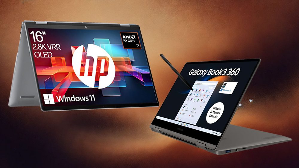 Amazon-Deals für Convertibles: Tablet-Laptop-Kombis von Samsung, Lenovo & HP ab 349€