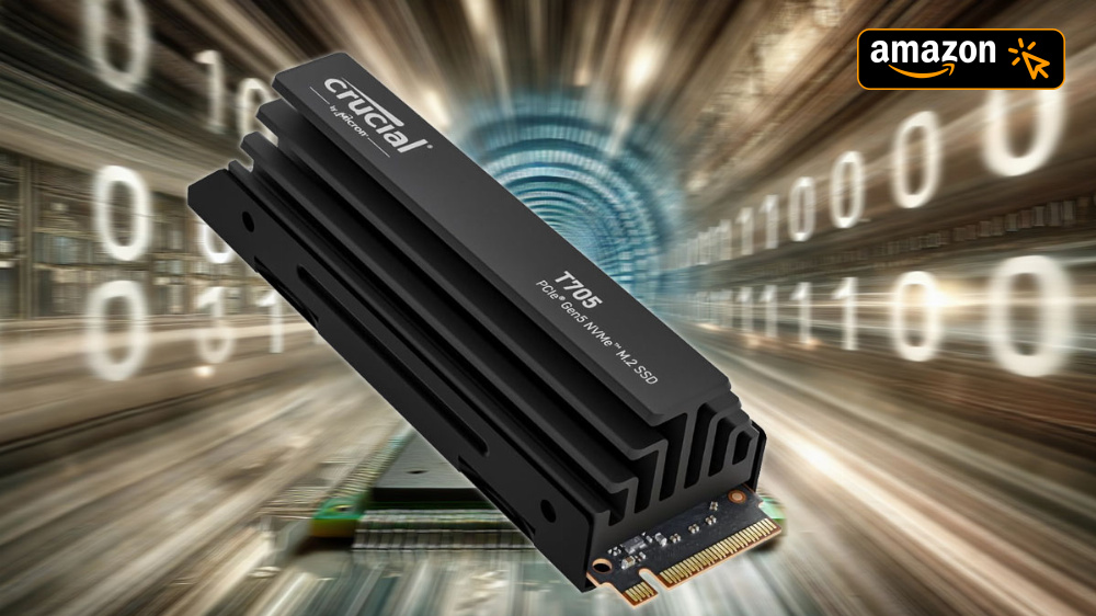 Deal: Superschnelle PCI-Express-5.0-SSD Crucial T705 zum Tiefstpreis 300 Euro günstiger 