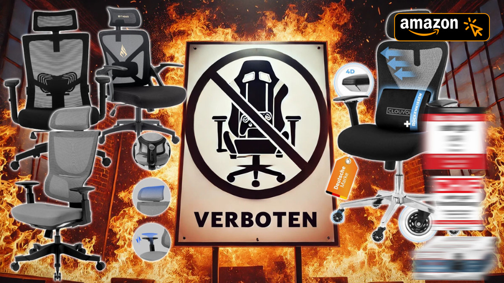 Ein Deal um Gaming Stuhl Killer, Topseller & Testsieger: Bürostühle ab 57 Euro rausgewuchtet