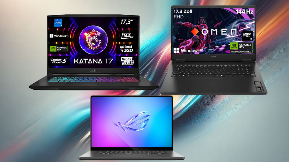 Deal: Amazon senkt Gaming-Laptops kurzzeitig im Preis: Notebooks von Asus, HP, & MSI bis zu 400€ günstiger - RTX 4060, 4070 & Co.