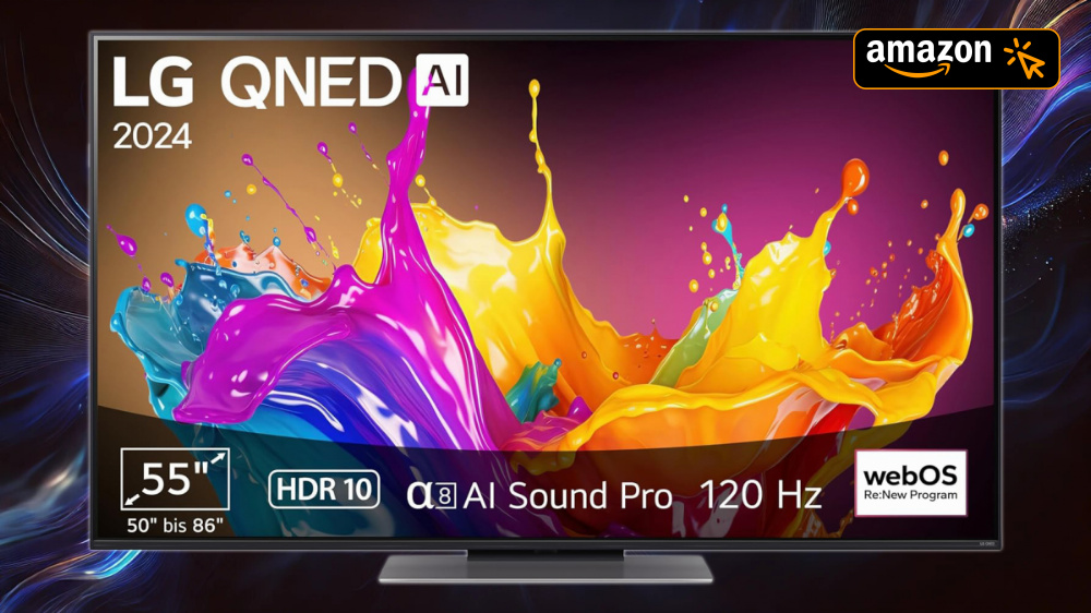 Kein Scherz: Bei Amazon gibt es diesen 55-Zoll-Smart-TV von LG mit 46 Prozent Rabatt