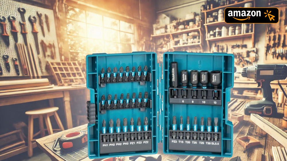 Befristetes Angebot: Bei Amazon gibt's das 35-teilige Makita Bit-Set B-667880 mit 26% Rabatt