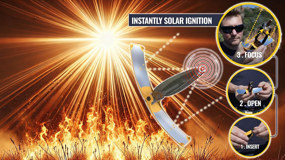 Was es nicht alles gibt: Für keine 7 Euro feuert Amazon dieses Solar Feuerzeug raus