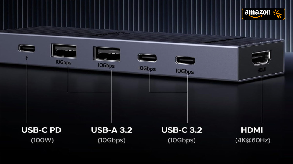 "Killer-Feature" für 13,99 Euro: USB-C-Hub bietet 4K 60 Hz und dreht bis 144 Hz auf