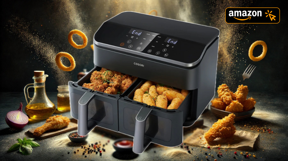 Ninja kann einpacken: Dual Zone Heißluftfritteuse fast 100 € günstiger - schon 2.000 Mal bestellt