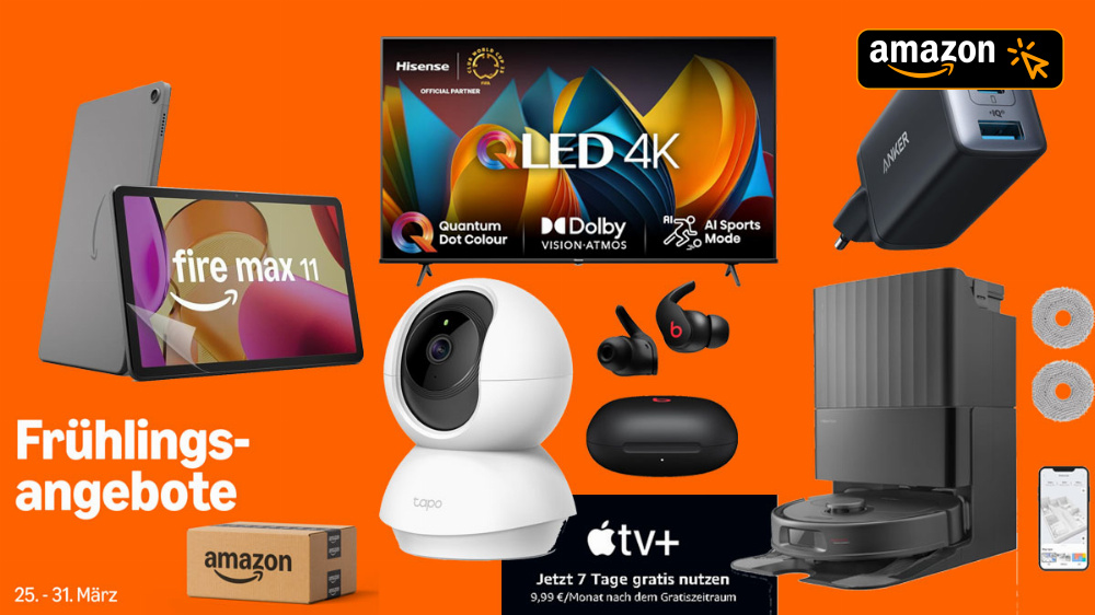 100.000+ Amazon-Deals nicht verpassen: Die erste große Rabatt-Aktion 2025 beim Onlineriesen - Frühlingsangebote